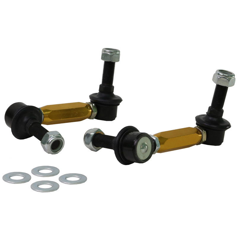 Whiteline Sway Bar End Links (Rear, Adjustable), 2016+ Focus RS & 2015-2017 Mustang - Angle 3